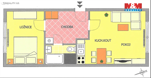 Pronájem bytu 2kk, 41 m² 6