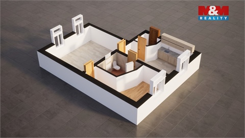 Prodej bytu 2+1, 54 m² 10