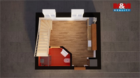 Prodej bytu 1+1, 39 m² 6