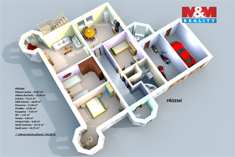 Prodej rodinného domu, 295 m² - 2