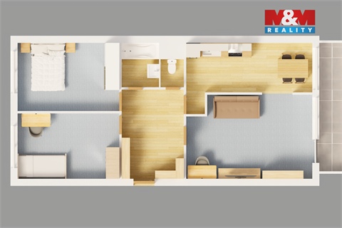 Pronájem bytu 3kk, 73 m² 16