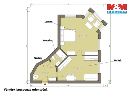 Prodej bytu 1+1, 50 m² - 14