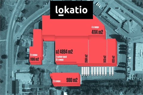 Pronájem skladu / haly, 4 894 m² 2