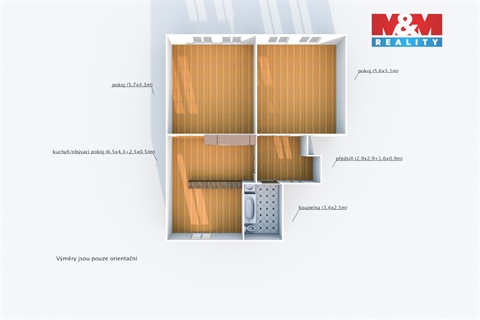 Prodej bytu 3kk, 100 m² - 8