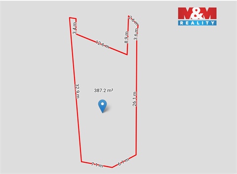 Prodej stavebního pozemku, 387 m² 10