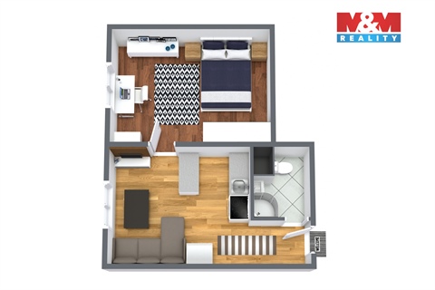 Prodej bytu 1+1, 36 m² 4