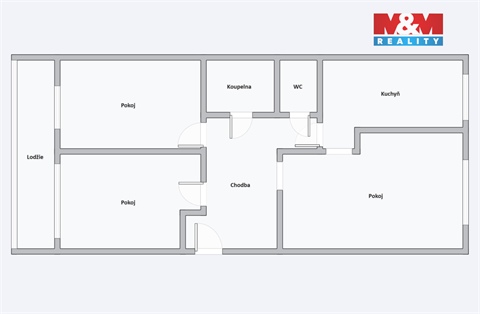 Prodej bytu 3+1, 55 m² 14