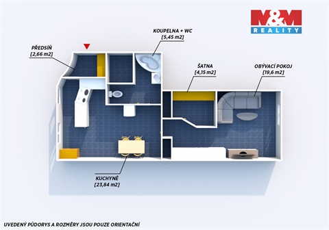 Prodej bytu 2kk, 57 m² - 12