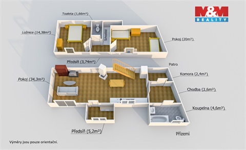 Prodej rodinného domu, 89 m² - 22