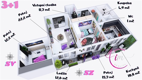 Prodej bytu 3+1, 78 m² 18