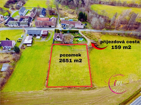 Prodej stavebního pozemku, 2 810 m² - 0