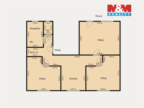Prodej bytu 3+1, 76 m² 24