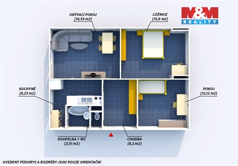 Prodej bytu 3+1, 66 m² - 12