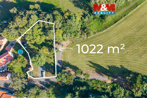 Prodej stavebního pozemku, 1 022 m² - 0