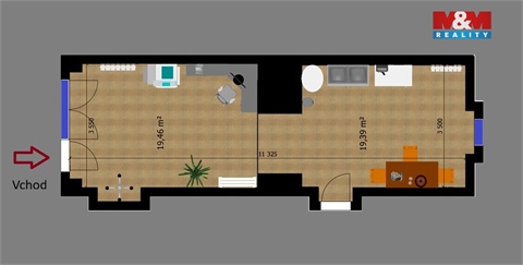 Pronájem obchodních prostor, 31 m² - 6