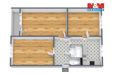 Prodej bytu 3+1, 73 m² 10