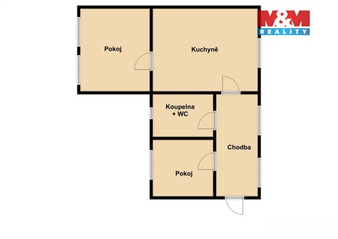 Pronájem bytu 3kk, 83 m² 6