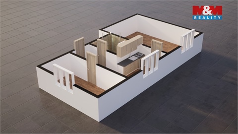 Prodej bytu 2+1, 44 m² 8