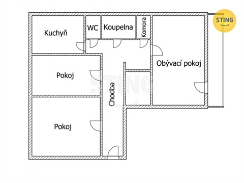 Prodej bytu 3+1, 68 m² - 8