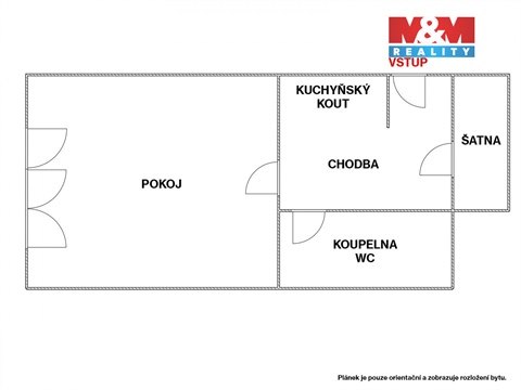 Pronájem bytu 1kk, 29 m² 8