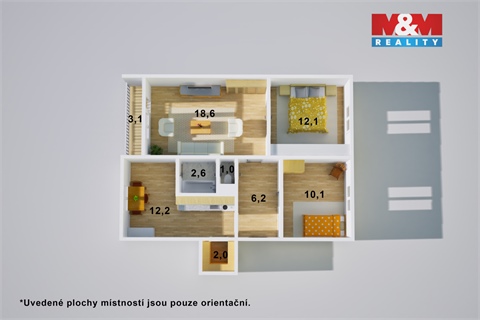 Prodej bytu 3+1, 61 m² - 8