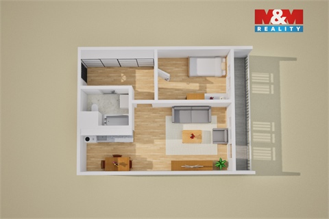 Prodej bytu 2kk, 40 m² 12