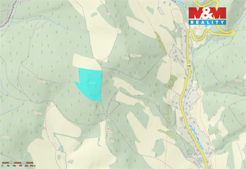 Prodej lesu, 19 245 m² - 0