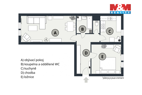Prodej bytu 2+1, 57 m² 8
