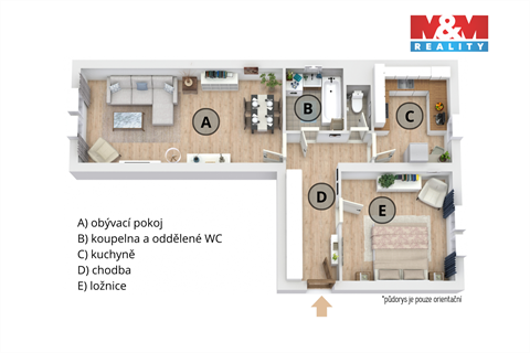 Prodej bytu 2+1, 57 m² - 8