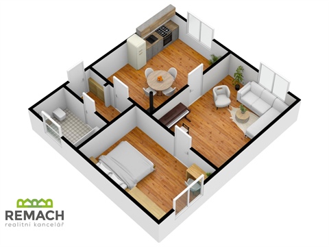 Pronájem bytu 2kk, 70 m² 14