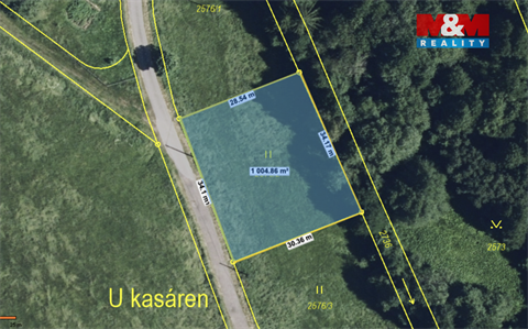 Prodej stavebního pozemku, 1 003 m² 2