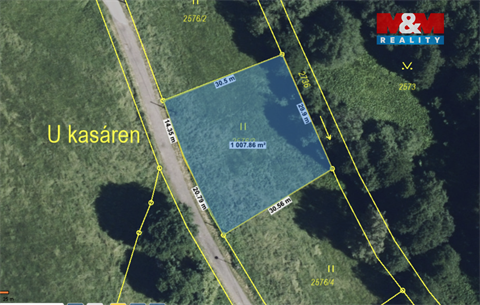 Prodej stavebního pozemku, 1 009 m² 2