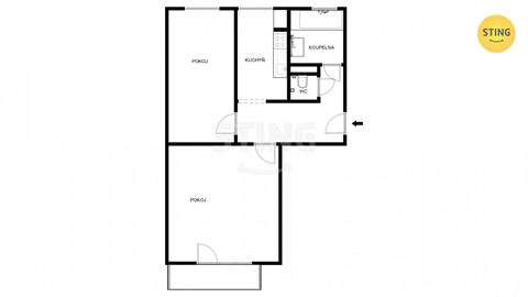Prodej bytu 2+1, 58 m² - 20