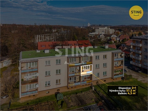 Prodej bytu 2+1, 58 m² 2