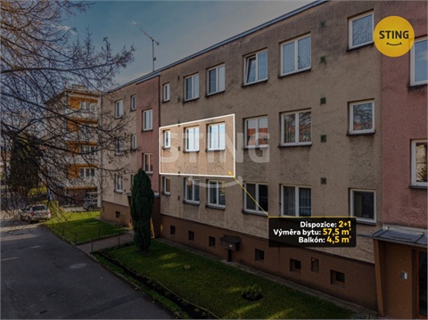 Prodej bytu 2+1, 58 m² - 0