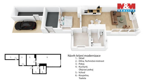 Prodej rodinného domu, 46 m² - 0
