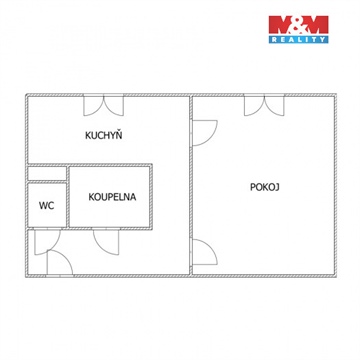 Pronájem bytu 1+1, 39 m² - 4