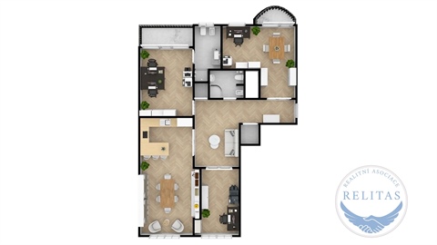 Pronájem bytu 4kk, 124 m² - 12