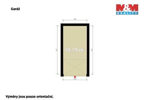 Prodej garáže, 19 m² - 2