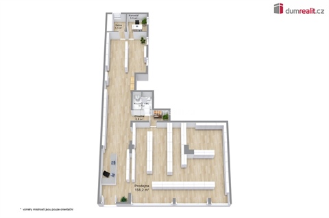 Prodej obchodních prostor, 176 m² 2