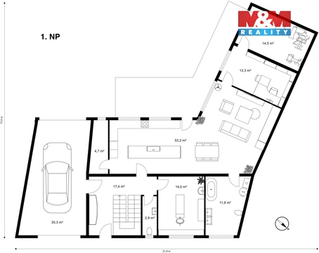 Prodej rodinného domu, 270 m² - 20