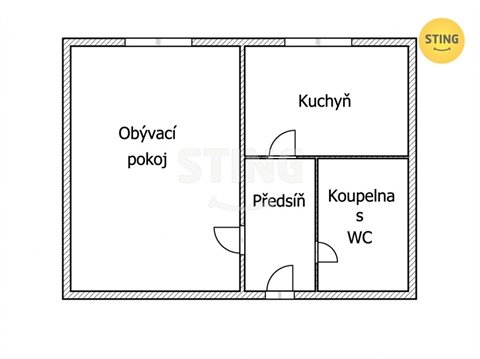 Prodej bytu 1+1, 36 m² 6