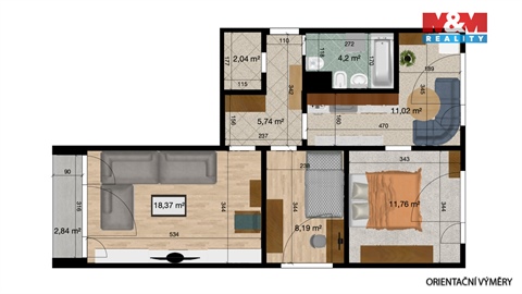 Prodej bytu 3+1, 70 m² 4