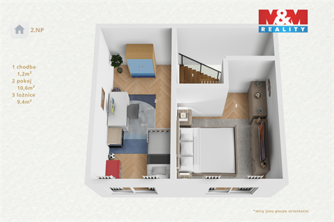 Prodej chaty / chapuly, 47 m² 8