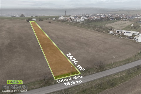 Prodej stavebního pozemku, 2 474 m² - 0