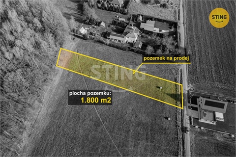 Prodej stavebního pozemku, 1 800 m² 2