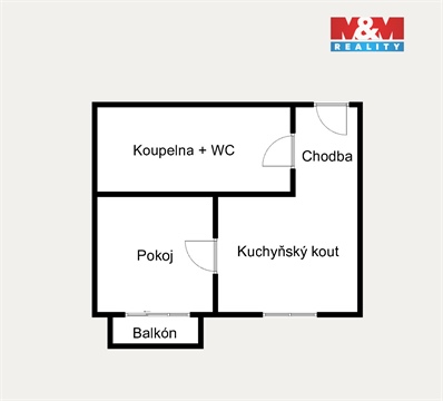 Pronájem bytu 1+1, 37 m² 6