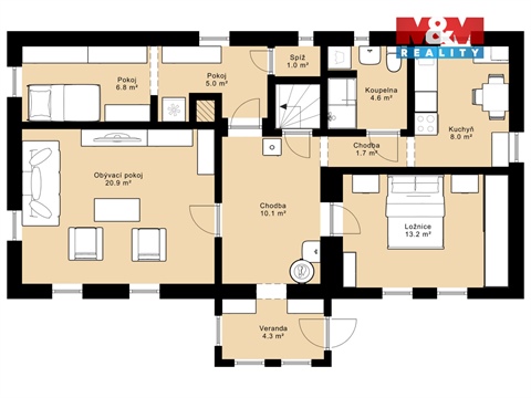 Prodej rodinného domu, 63 m² 16