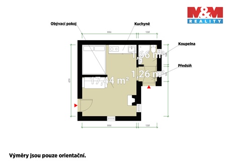 Prodej chaty / chapuly, 35 m² 10
