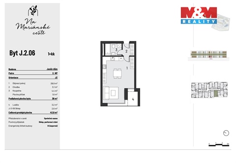 Pronájem bytu 1kk, 38 m² 8